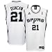 Search : Tim Duncan San Antonio Spurs White Youth Swingman Adidas NBA Jersey
