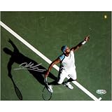 James Blake Overhead Serve Signed 16X20 Photo - Model BLAKPHS016006