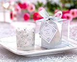 51s8n51e1RL. SL160  Scented Frosted Glass Votive  Hearts and Vines