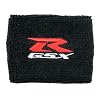Suzuki GSXR Black Brake Reservoir Sock Cover Fits GSXR, GSX-R, 600, 750, 1000, 1300, Hayabusa, Katana, TL 1000, SV 650