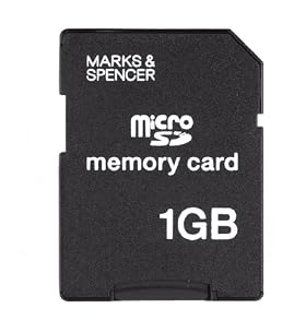 "M&and;S 1GB Micro SD Memory Card"