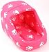 Pet Supplies : New Small Dog PINK Paw Print Pet Bed CAT or DOG House