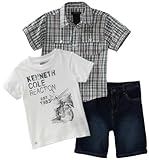 Kenneth Cole Boys 2 7 Toddler Clothing Set Blue 4T