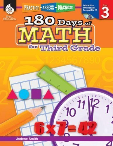 Practice, Assess, Diagnose: 180 Days of Math for Third Grade by Jodene Smith (2011) Perfect Paperback