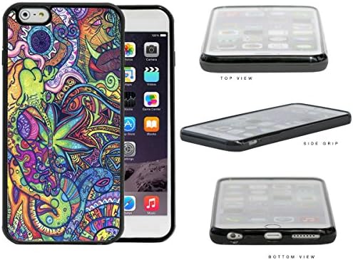 Snail Psychedelic Trippy Artwork NUE Designs Rubber Silicone TPU Cell Phone Case Apple iPhone 6 Plus