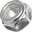 Steel Lock Nut, Plain Finish, Gray (Pack of 100)