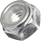 Steel Lock Nut, Plain Finish, Gray (Pack of 100)