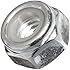 Steel Lock Nut, Plain Finish, Gray (Pack of 100)
