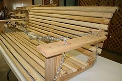 Cypress 5' Handmade Porch Swing