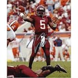 Marcus Vick Autographed Virginia Tech Hokies (Maroon Jersey) 8x10 Photo
