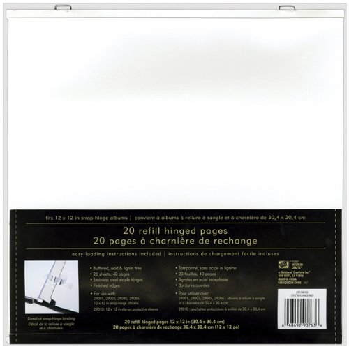 Westrim Value Pack Strap Hinge Refill Pages, 