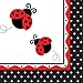 Creative Converting Ladybug Fancy Luncheon Napkins, 16-Count