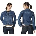 Neu US Designer Damen Jeansjacke - Gr. S-XL - 2 Waschungen: Blau stonewashed oder im Urban Funky Look