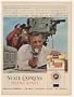 1963 Int'l TV Commentator State Express Cigarette Print Ad