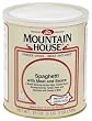 Mountain House #10 Can Spaghetti with Meat and Sauce, Net Wt. 19 oz. (Makes10 - 1 cup servings)