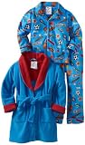 Baby Bunz Boys 2-7 Toddler All Star 3 Piece Robe And Pajama Set