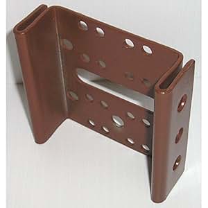 bed frame double hook bracket