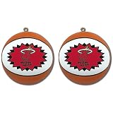 Topperscot Miami Heat Mini Basketball Ornament Set