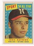 1958 Topps #480 Eddie Mathews Vintage Baseball Card