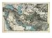 British and Russian Territories of Afghanistan - Panoramic Map - Afghanistan Giclee P...