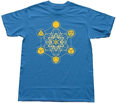 Men Metatrons Cube Custom Hot RoyalBlue T-Shirt By RRG2G