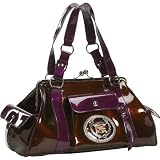 Ashley M Cadillac Patent Kisslock Satchel
