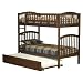 Richmond Twin/Twin Bunk Bed with Trundle Bed - Antique Walnut