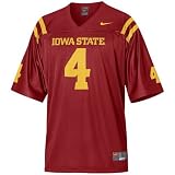 Nike Iowa State Cyclones #4 Red Replica Football Jersey