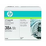 Original HP LaserJet 38A Black Print Cartridge in Retail Packaging - Dual Pack