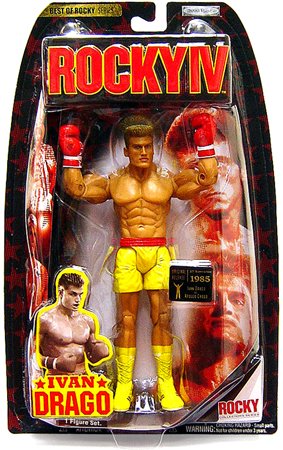Jakks Pacific Best of Rocky Action Figure Ivan Drago Rocky IV Vs. Creed images