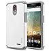 ZTE Sonata 3 Case, RANZ Grey with White Hard Impact Dual Layer Shockproof Bumper Case For ZTE Sonata 3 / ZTE Prestige / ZTE Avid Plus / ZTE Chapel / ZTE Maven 2