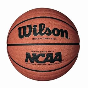 Click here to buy Wilson Official NCAA Wave Game Basketball.