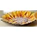 Clay Art Tuscan Sunflower Shaped Platter