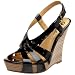 Seychelles Women's Lola Wedge Sandal,Black,8 M US