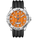 Swiss Legend Men's Portofino Collection Silver Tone Orange Dial Watch #SL-40045-66