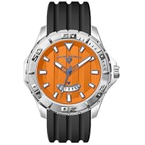 Swiss Legend Men's Portofino Collection Silver Tone Orange Dial Watch #SL-40045-66