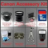Canon T3i 600D & T2i 550D Digital SLR Camera Accessory Kit - The Kit Includ ....