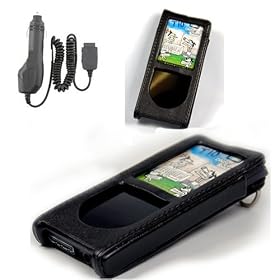 Sumac Brand Carrying Case for Samsung T10 4 Gb Slim Yp-t10 Mp3 Player Samsung T10 Case + Samsung T10 Car Charger
