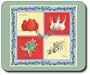 Decorative Mouse Pad Garlic Plaque Food