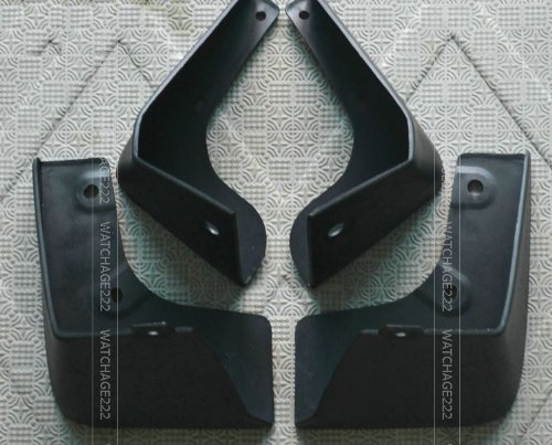 Black Auto parts 4PCS Mudguard Splash Guard Mud 
