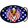 USA American Flag Wing Eagle Belt Buckle