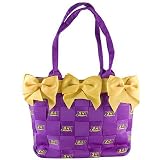 East Carolina Pirates Large Bow Bucket Purse from Tessuta