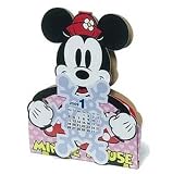 ダイカット卓上カレンダーディズニーキャラクターミニー