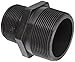 Banjo NIP125-SH Polypropylene Pipe Fitting, Short Nipple, Schedule 80, 1-1/4