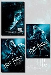 Harry Potter And The Half Blood Prince - Movie Poster Set (3 Individual Movie Posters)