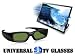 Bild: Universal 3D Aktiv Shutter Brille für SAMSUNG SONY PANASONIC SHARP TOSHIBA MITSUBISHI LG (Bitte Produktdetails lesen vor dem Einklauf!)