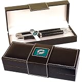Miami Dolphins Full Leather Executive Pen Set