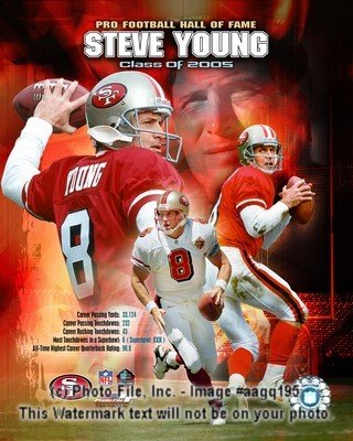 Steve Young 49ers Career Collage 8x10 Photo