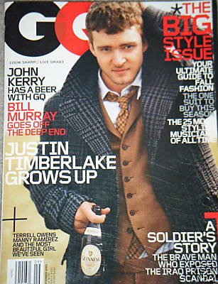 GQ Magazine: Justin Timberlake (September 2004)