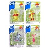 4 Disney Figurines Winnie the Pooh & Tigger & Eeyore & Piglet (Sold As 4 Figurines in a Set)